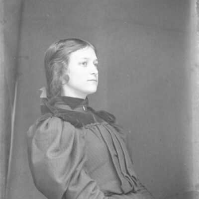 Negative, glass plate