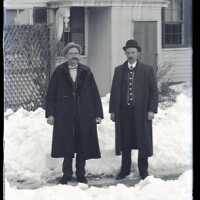 Negative, glass plate