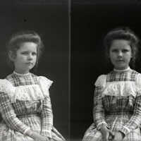 Negative, glass plate