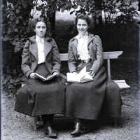 Negative, glass plate