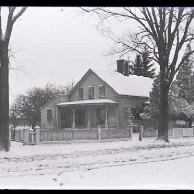 Negative, glass plate