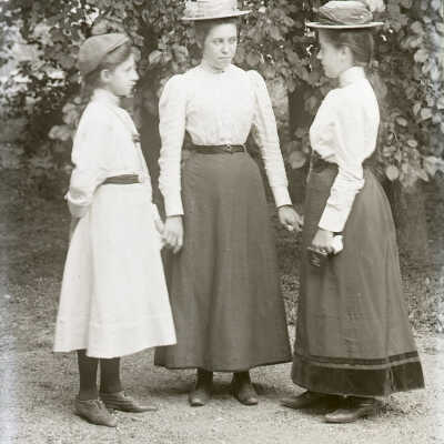 Negative, glass plate