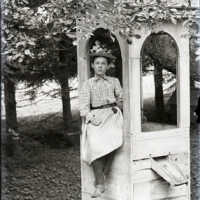 Negative, glass plate