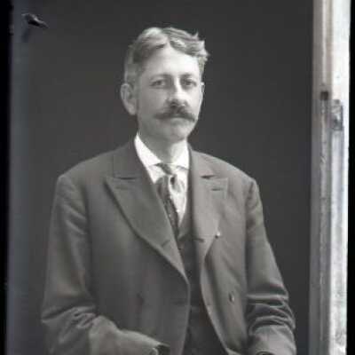 Negative, glass plate