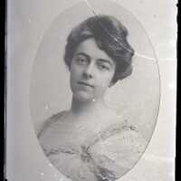 Negative, glass plate
