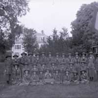 Negative, glass plate