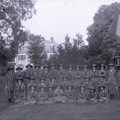 Negative, glass plate