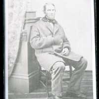 Negative, glass plate