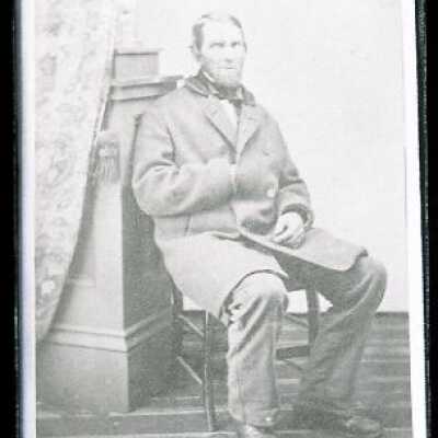 Negative, glass plate