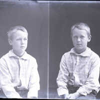 Negative, glass plate