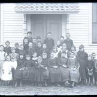 Negative, glass plate