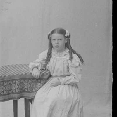 Negative, glass plate