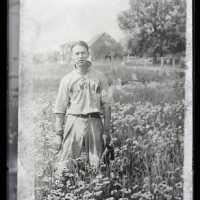 Negative, glass plate