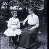 Negative, glass plate