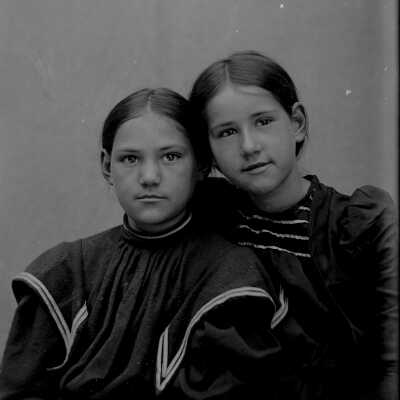 Negative, glass plate