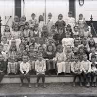 Negative, glass plate