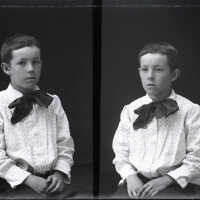 Negative, glass plate