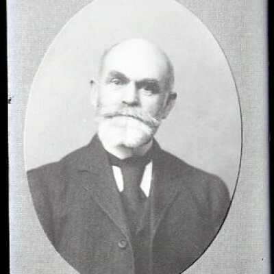 Negative, glass plate