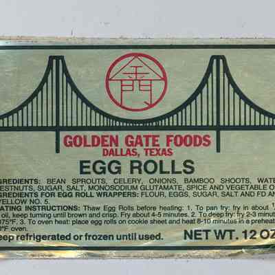 Golden Gate Foods, Inc. Label