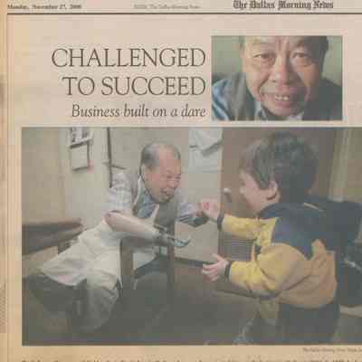 The Dallas Morning News Article on Buck Jung