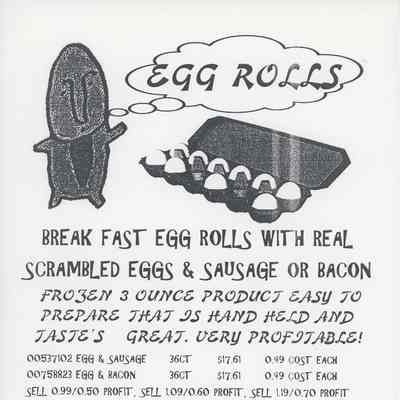 Egg Roll Advertisement