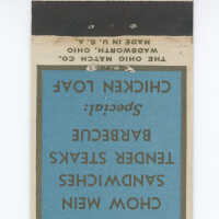 China Clipper Cafe - Matchbook