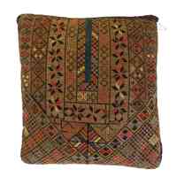 Embroidered Pillow (early 20th Century)