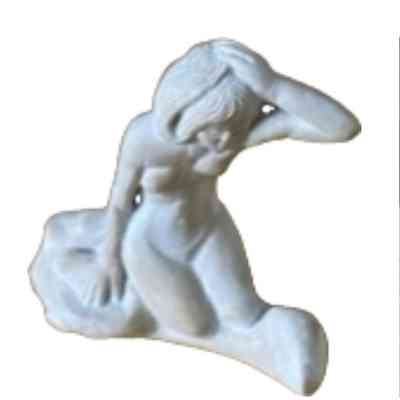 Stone Sculpture of a Woman, Handmade (1982-1984)