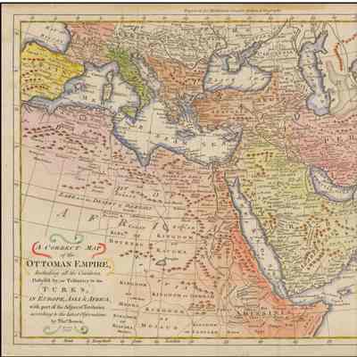 Map of Southwestern Asia (1919)