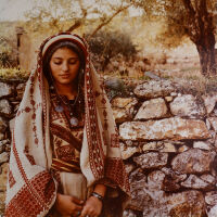 Woman in Ramallah Dress (1980s)