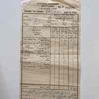 Government of Palestine Revenue Tax Receipts (1945)