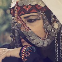 Woman in Bir Saba Ensemble (1980s)