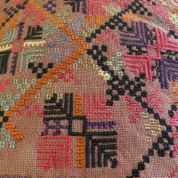          Embroidered Pillow (early 20th Century) picture number 5
   