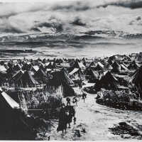 A typical Palestinian refugee camp, Nahr Al-Bared, in northern Lebanon