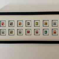 Mounted Stamps, Set of 14