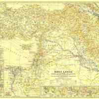 "Bible Lands" National Geographic Map (1938)