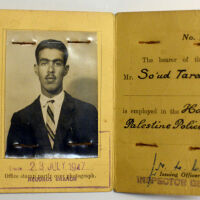 Identity Card: Soud Latif Tarazi (1947)