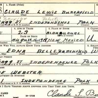 Claude Lewis Burchfield