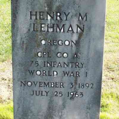 Henry Murriel Lehman