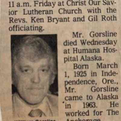 William Asher Gorsline