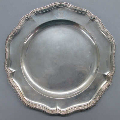 George II Silver Dinner Plate
