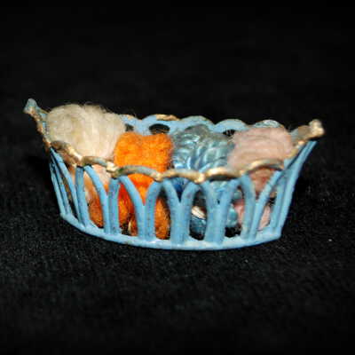 Miniature: yarn basket