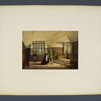 Mansions of England in Olden Times: Volume 2 - Hever Castle , Kent. Bay Window in the Gallery.