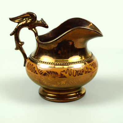 Copper Lustre Pitcher
