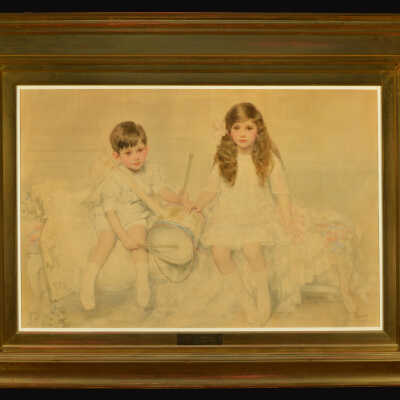 Portraits of James and Frances Paul Mills