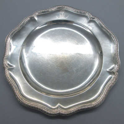 George II Silver Dinner Plate