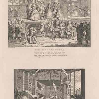 The Beggar’s Opera Burlesqued; A Just View of the British State, or Three Heads are Better than One