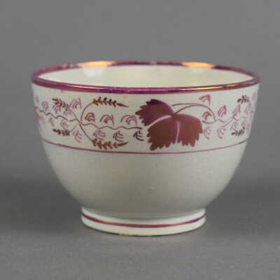 Pink Lustre Teabowl