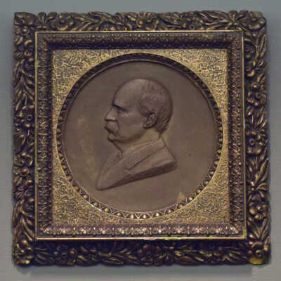 Bronze Profile View of Anthony J. Drexel