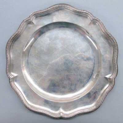 George II Silver Dinner Plate
